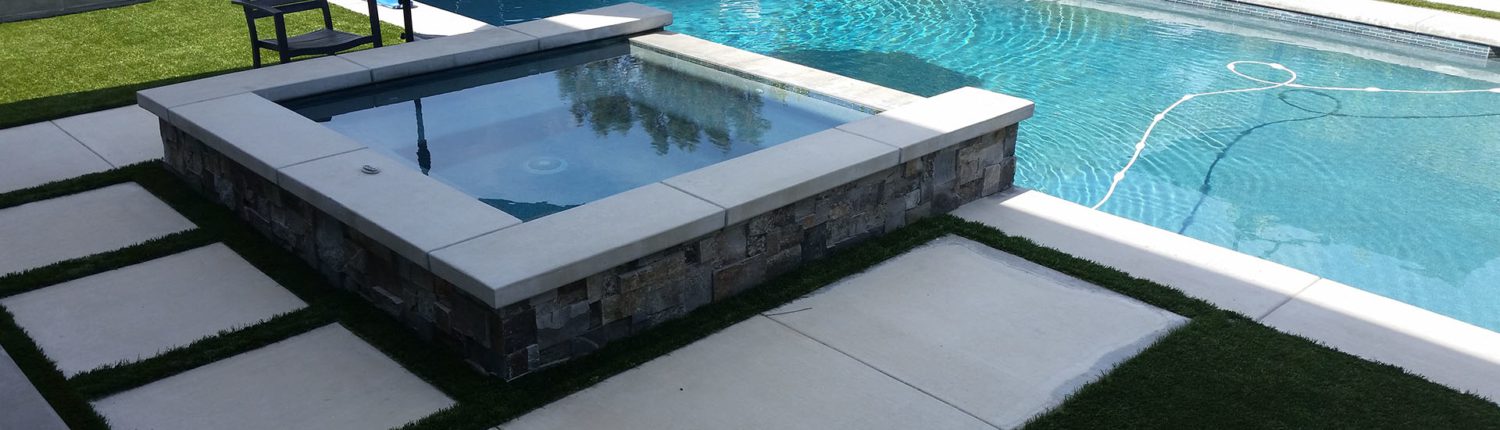 Concrete Patio Pool Construction